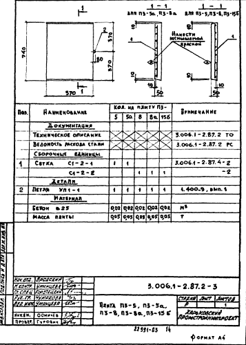 ПЛИТА КАНАЛОВ П 3-8 (5,15)