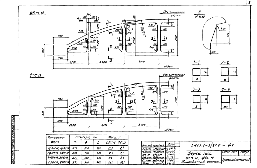 ФЕРМА СТРОПИЛЬНАЯ 4ФБМ 18-7 (8,9,10,11)