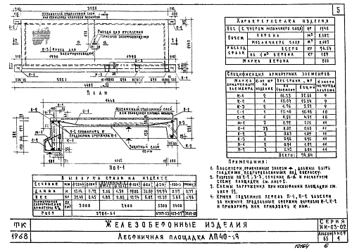 ЛЕСТНИЧНАЯ ПЛОЩАДКА ЛП 40-16