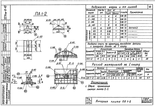 ПЛИТА АНКЕРНАЯ ПА 1-2