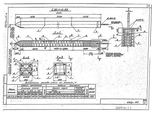 СВАЯ ЭНЕРГЕТИЧЕСКАЯ С 35-1-6 НР